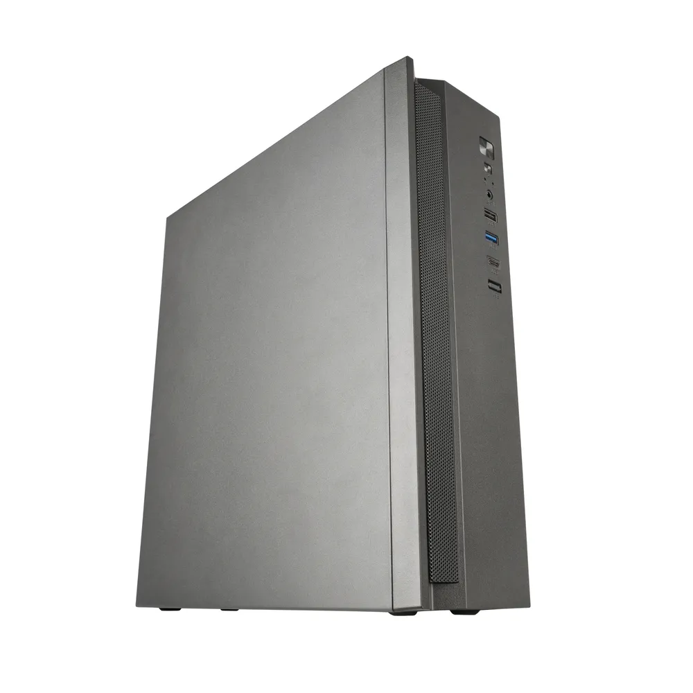 Tacens Anima Acslim500 MicroATX Slim Dual-PC-Gehäuse mit TFX-Netzteil 500W USB-C Schwarz