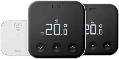 Tado Smart-Thermostat X Kabelgebunden Starterpaket + zusätzlicher kabelgebundener Wandthermostat