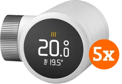 Tado Smart-Thermostatkopf X 5er-Pack (Erweiterung)