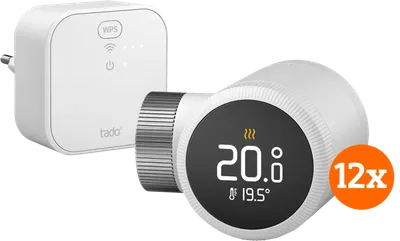 Tado Smart-Thermostatkopf X - Starterpaket 12er-Pack