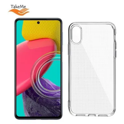 Takeme Perfect Clear Caurspīdīgs aizmugures maks priekš Samsung Galaxy M53 (M536B)