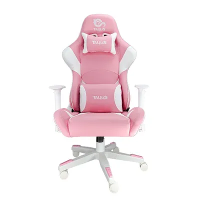 Talius Dragonfly Gaming-Stuhl Weiß/Rosa
