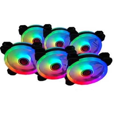 Talius Iris Spectrum ARGB Kit mit 6 zusätzlichen Lüftern 120 mm schwarz