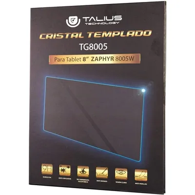 Talius TG8005 Hartglasschutz für Zaphyr 8005W/8004W 8"