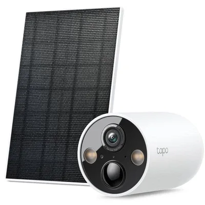 Überwachungskamera TP-Link Tapo C425 2K Nachtsicht Außen KI Alarm Solarpanel Zwei-Wege-Audio