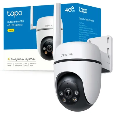Überwachungskamera TP-Link TC40GW FullHD Nachtsicht Außen KI-Erkennung Sprachsteuerung Zwei-Wege-Audio