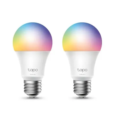 Smart Bulb TP-Link Tapo Multicolor E27 Wi-Fi steuerbar dimmbar 2er-Pack
