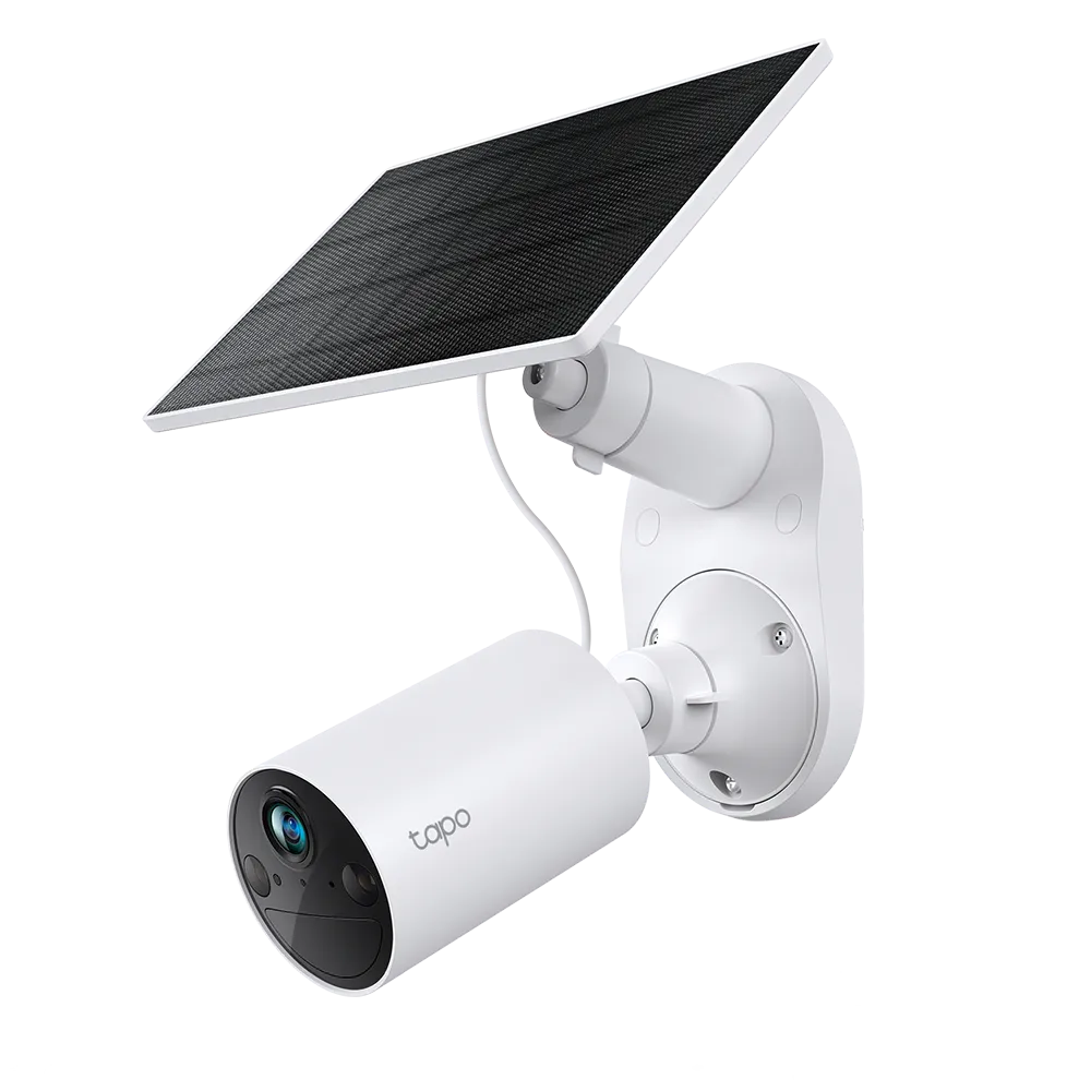 C410 Kit Sicherheitskamera mit Solarpanel, Weiß