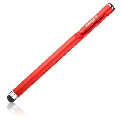 Targus AMM16501AMGL Antimikrobieller Eingabestift für Smartphones und Touchscreens, Rot