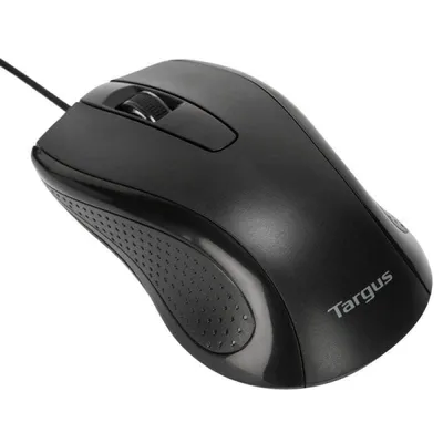 Maus Targus AMU81AMGL USB 1000 DPI Schwarz Ambidextrisch Antimikrobiell