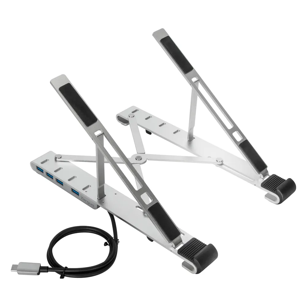 Targus Portable Stand+USB-A Hub Silver