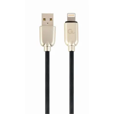 USB-A-auf-Lightning-Kabel Cablexpert CC-USB2R-AMLM-1M 1 m 2,1 A Schwarz
