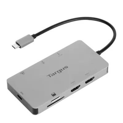 Targus USB-C Dual HDMI 4K-Dockingstation mit 100-W-Pass-Thru-Stromversorgung