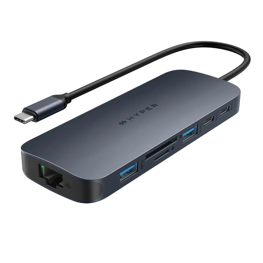 Dockingstation HYPER HD4006GL USB 3.2 Gen 2 Type-C 140 W Gigabit Ethernet 4K Ultra HD