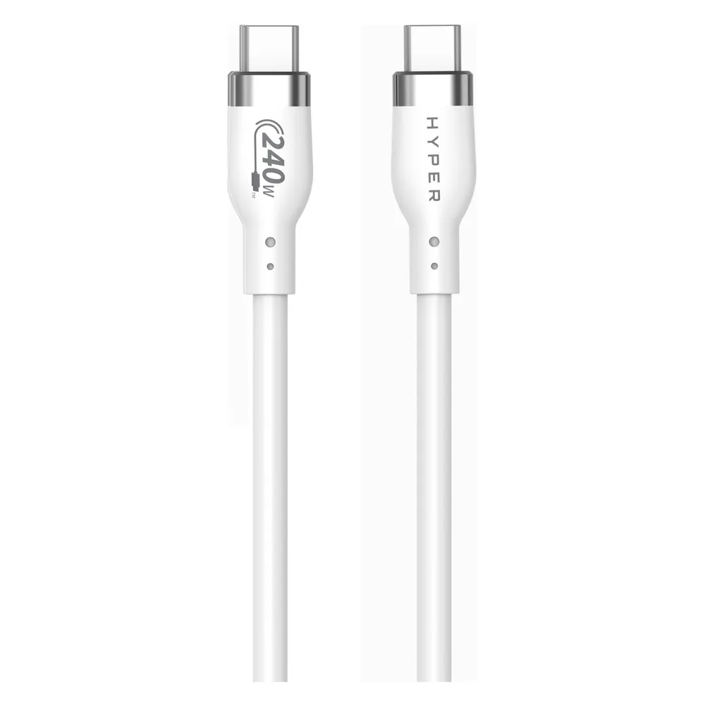 Targus 2M Silicone 240W USB-C Charging Cable - (2 m, USB 2.0, 240 W)