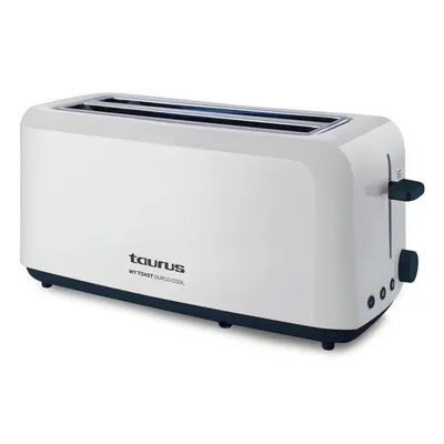 Toaster Taurus MyToast Duplo Cool 1450W 2 Scheiben extra lange Schlitze Weiß Schwarz
