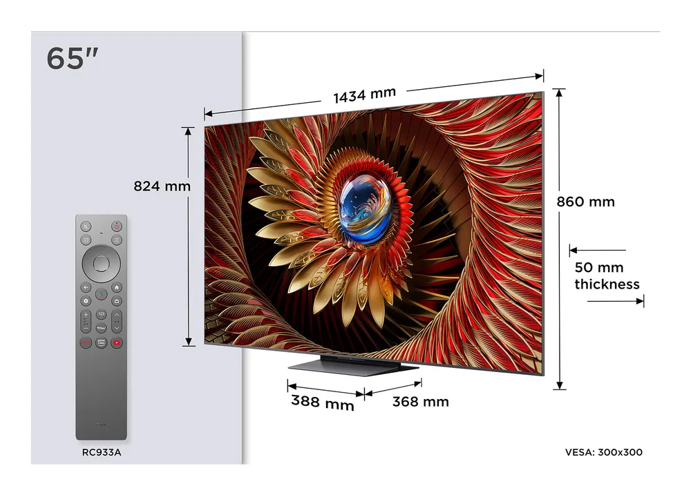65C89K QLED Mini LED TV