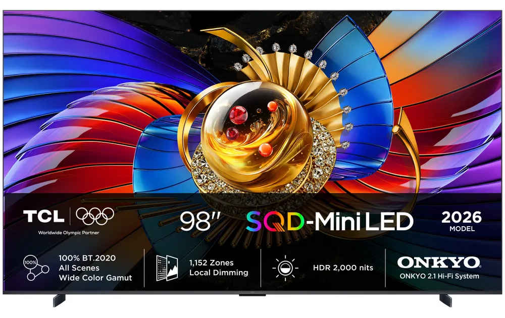 TCL SQD Mini-LED 98 Zoll 80L (2026)