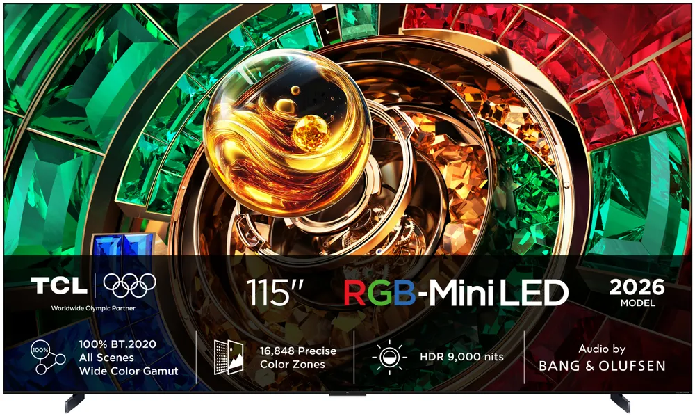 TV TCL Mini LED RM9L 115RM9L 115" 4K UltraHD 144Hz Smart TV Google TV Dolby Vision HDR10