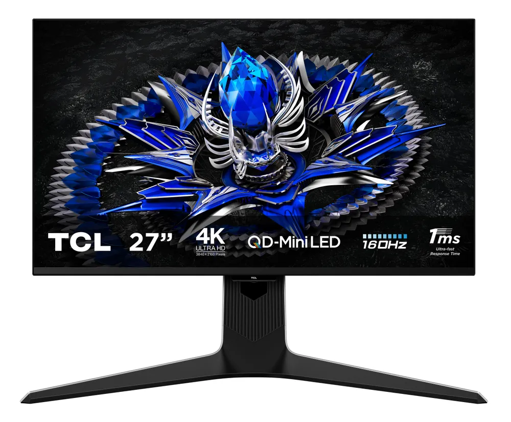 TCL 27R83U 27" 4K UHD 160Hz Mini-LED QLED HDR1400 Monitor FreeSync G-Sync USB-C