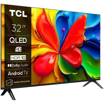 TV TCL QLED 32S4K 32" HD Ready 60Hz Smart TV Google TV HDR10 Dolby Audio
