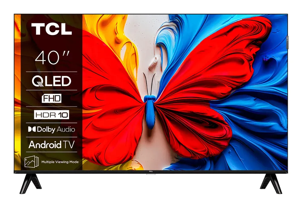 TV TCL QLED 40V5C 40" Full HD Smart TV Android HDR10 WLAN
