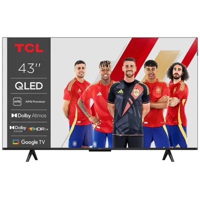 TV TCL QLED 43P7K 43" 4K UltraHD 60Hz Smart TV Google TV Dolby Vision HDR10+ Dolby Atmos