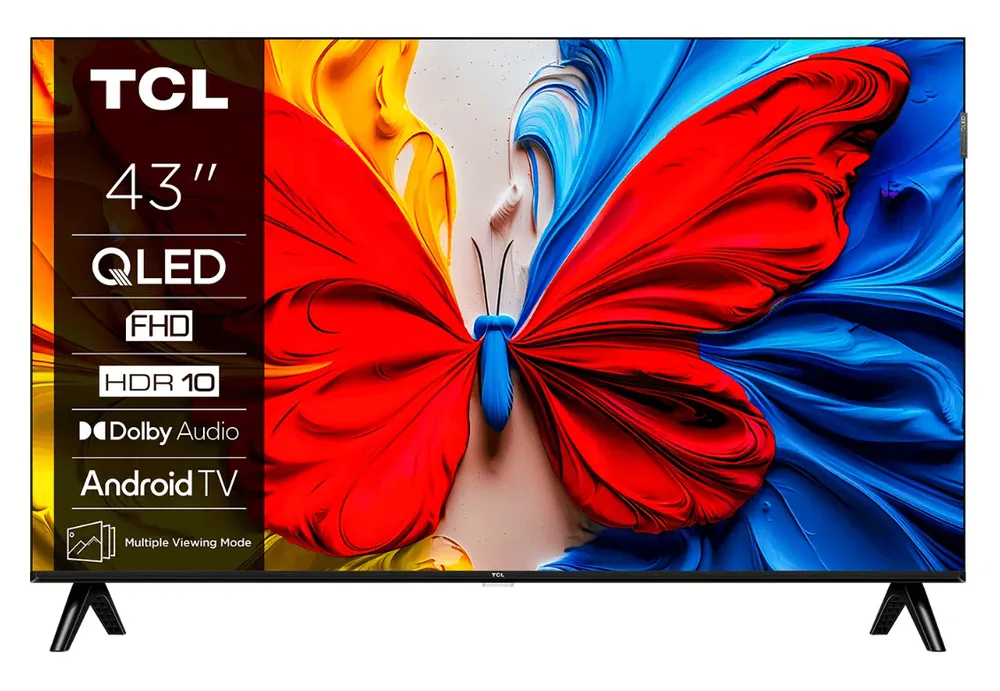 TV TCL QLED 43V5C 43" Full HD Smart TV WiFi HDR10