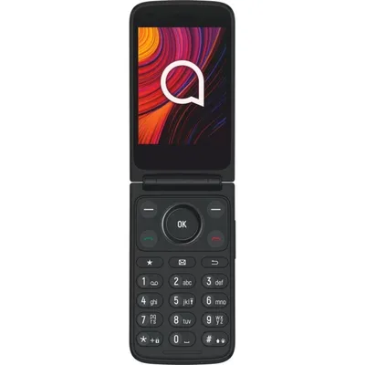 TCL Onetouch 4043 4G 3,2" Dual SIM SOS Premium Flip Design Dunkelgrau