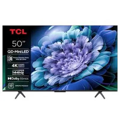 TV TCL QD Mini LED C69 50C69K 50" 4K UltraHD 120Hz Smart TV Google TV HDR10 Dolby Vision