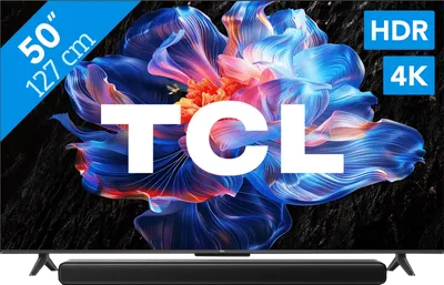 TCL 50 Zoll LED P61K 4K (2025) + TCL S45H 2.0 Soundbar