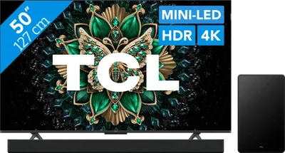 TCL 50 Zoll QD Mini-LED C61K (2025) + TCL Q65H