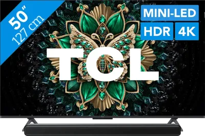 TCL 50 Zoll QD Mini-LED C61K (2025) + TCL S45H 2.0 Soundbar