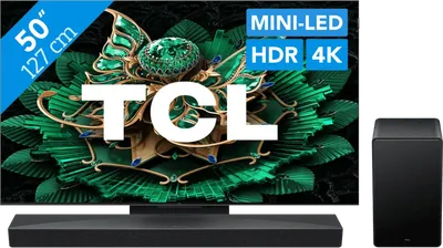 TCL 50 Zoll QD Mini-LED C71K 4K (2025) + TCL Q65H