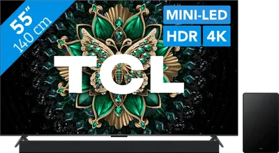 TCL 55 Zoll QD Mini-LED C61K 4K (2025) + TCL Q65H