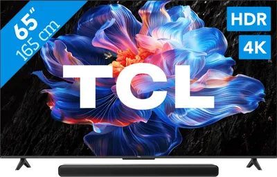 TCL 65 Zoll LED P61K 4K (2025) + TCL S45H 2.0 Soundbar