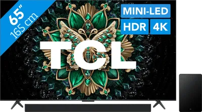 TCL 65 Zoll QD Mini-LED C61K 4K (2025) + TCL Q65H