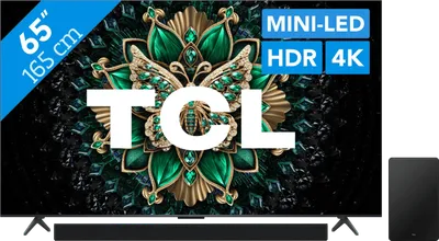 TCL 65 Zoll QD Mini-LED C61K 4K (2025) + TCL Q75H