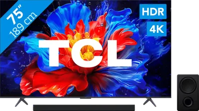 TCL 75 Zoll QLED P81K 4K (2025) + TCL Q65H