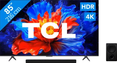 TCL 85 Zoll QLED P81K 4K (2025) + TCL Q75H