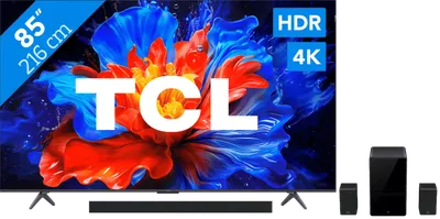 TCL 85 Zoll QLED P81K 4K (2025) + TCL Q85H PRO