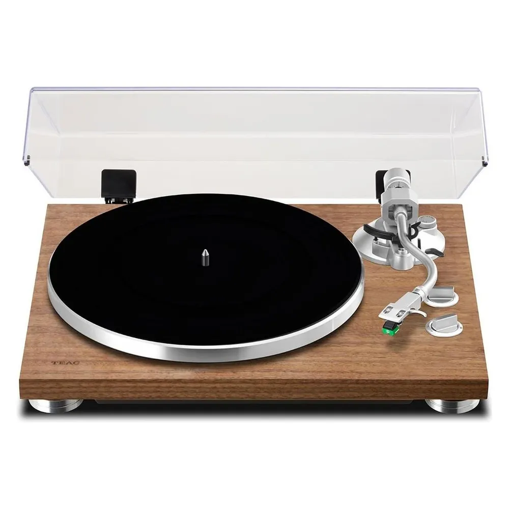 Plattenspieler Teac TN-400BT-X Riemenantrieb Bluetooth Walnuss Aluminium