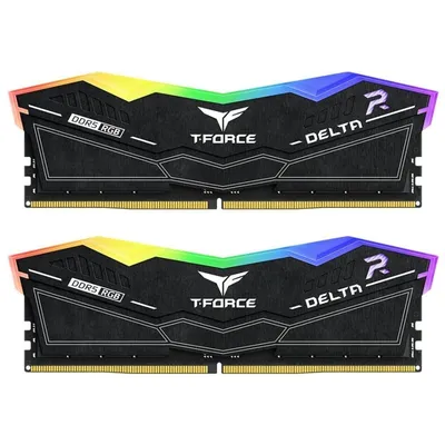Team Group T-FORCE DELTA RGB DDR5 6000 MHz 32 GB 2 x 16 GB CL28 Dual AMD EXPO und Intel XMP Schwarz