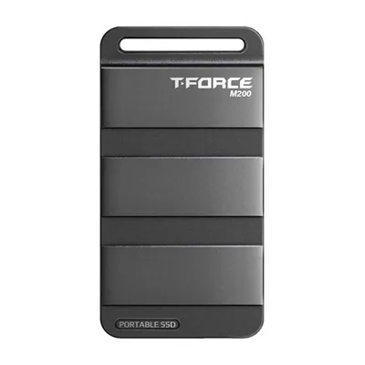 Disco Duro Team Group 1TB SSD USB Typ C 2000MB/s T-FORCE M200 USB 3.2 Gen 2x2 Schwarz