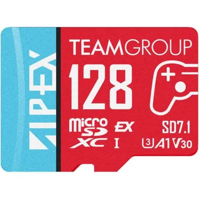 microSDXC Karte Team Group APEX SD7.1 128 GB hohe Geschwindigkeit