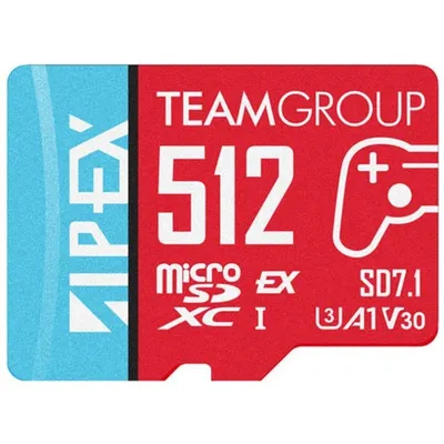 Speicherkarte Team Group Apex SD7.1 512GB MicroSDXC 800MB/s UHS Express Wasserdicht