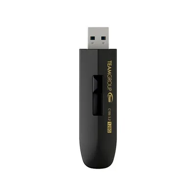 USB-Stick Team Group C186 64GB USB 3.2 Gen 1 schwarz schiebbar