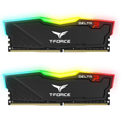 Team Group T-Force Delta RGB DDR4 3600 MHz PC4-28800 16 GB 2 x 8 GB CL18 Schwarz