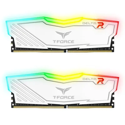 Team Group Delta White RGB DDR4 3200 PC4-25600 16 GB 2 x 8 GB CL16