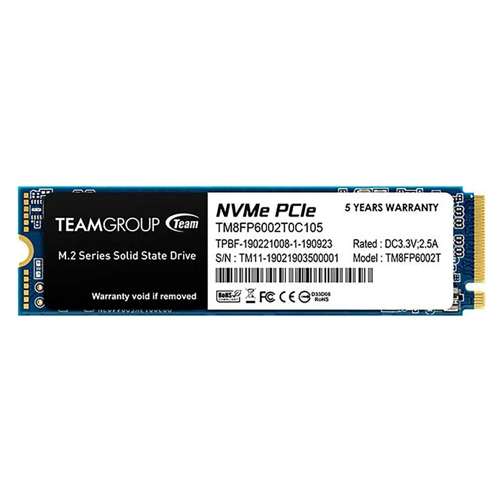 Team Group MP33 SSD 2 TB M.2 NVMe PCIe 3.0 x4